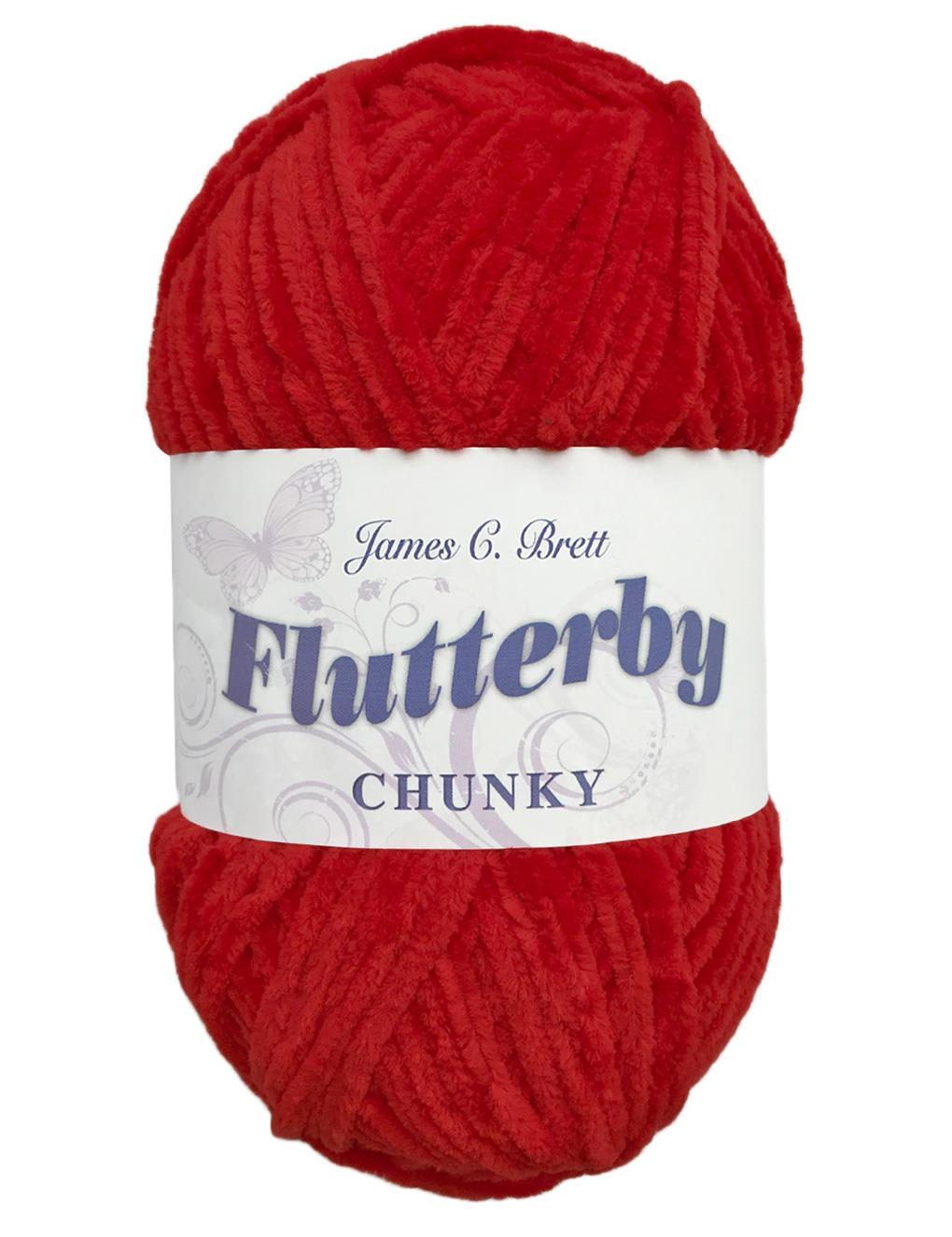 James C Brett Flutterby Chunky (B31) chenille yarn - 100g