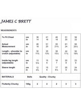 James C Brett Flutterby knitting pattern (JB710) bear and rabbit all-in-one