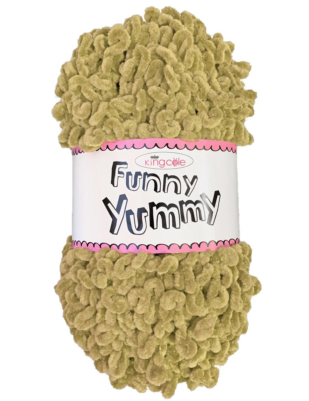 King Cole Funny Yummy Teddy (4145) chenille yarn - 100g