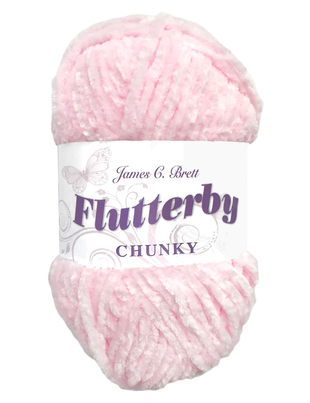 James C Brett Flutterby Chunky (B2) chenille yarn - 100g