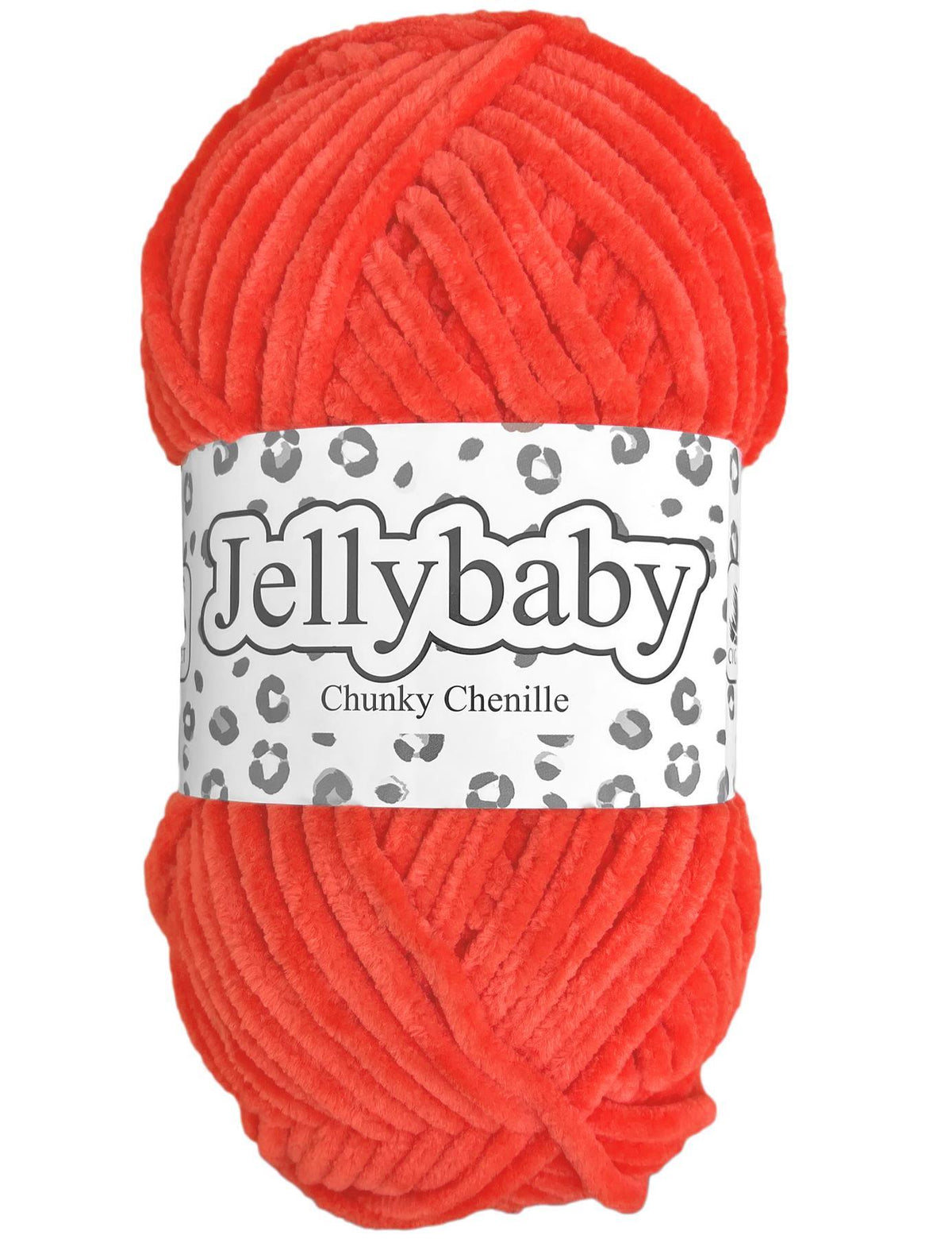 Cygnet Jellybaby Chenille Chunky Cherry Red (003) -100g
