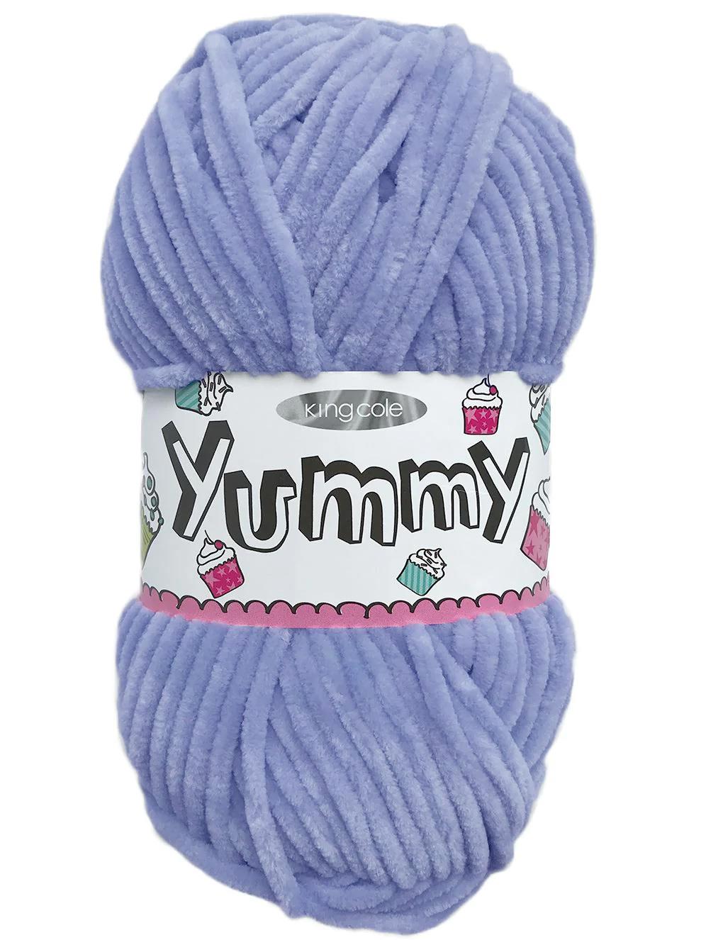 King Cole Yummy Ocean Blue (4741) chenille yarn - 100g