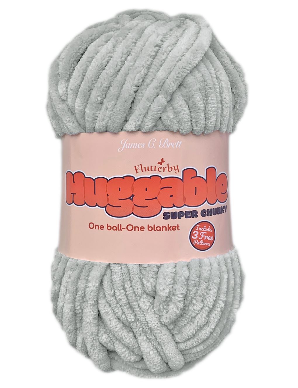 James C Brett Flutterby Huggable (UG07) chenille yarn - 250g