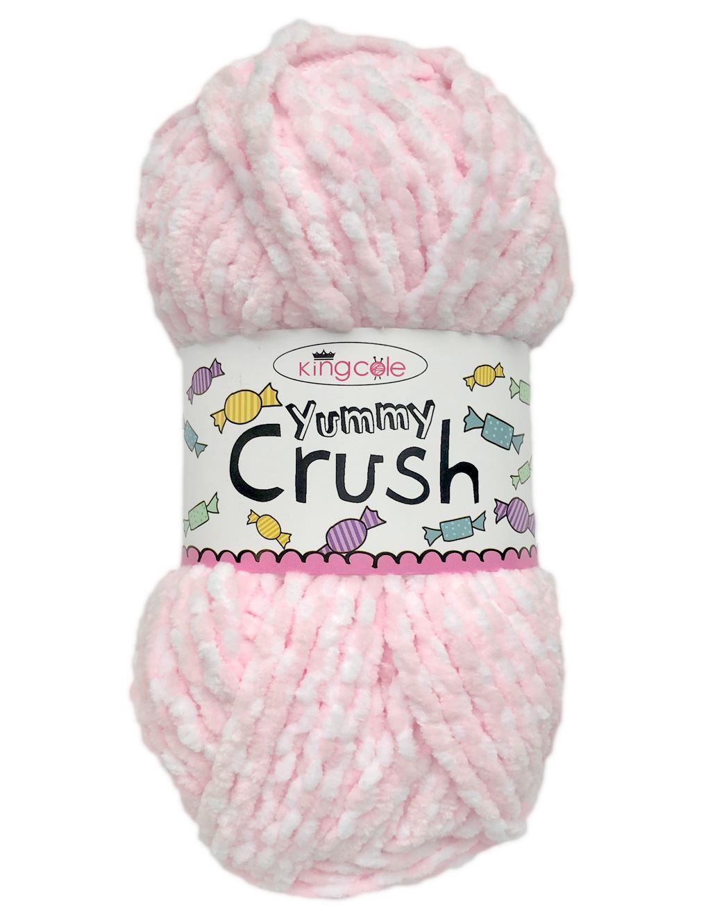 King Cole Yummy Crush Bonbon (4588) chenille yarn - 100g