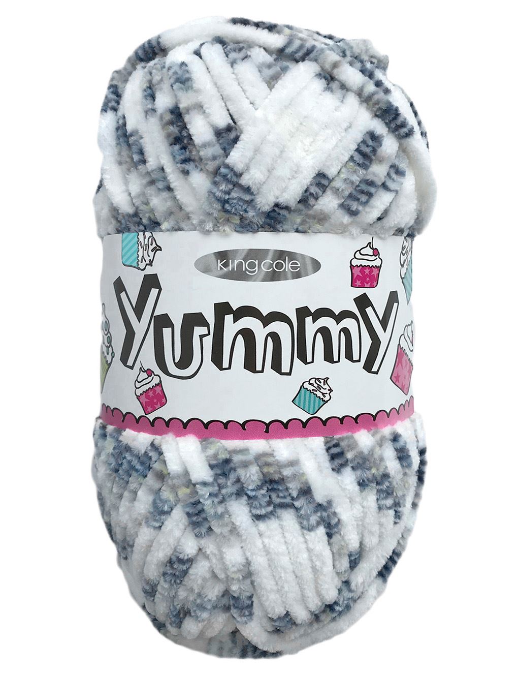 King Cole Yummy Liquorice (2218) chenille yarn - 100g