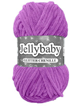 Cygnet Jellybaby Glitter Chenille French Violet (021) -100g