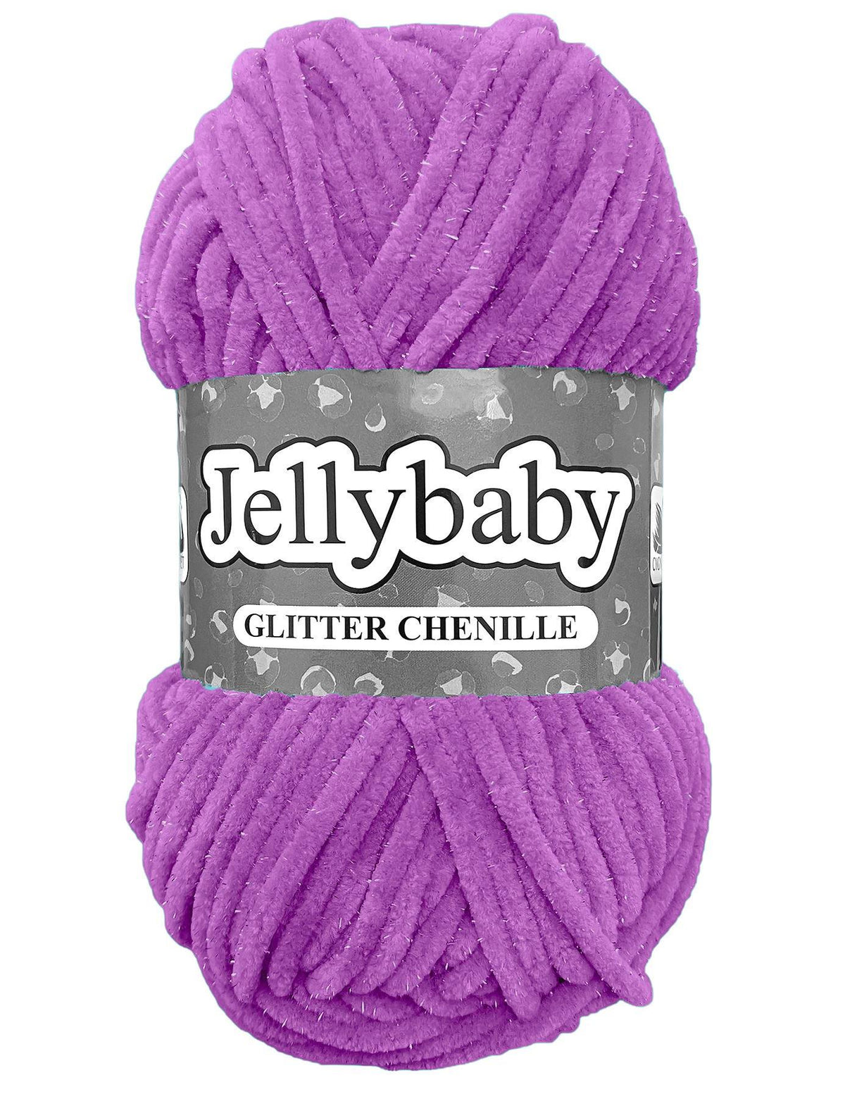 Cygnet Jellybaby Glitter Chenille French Violet (021) -100g