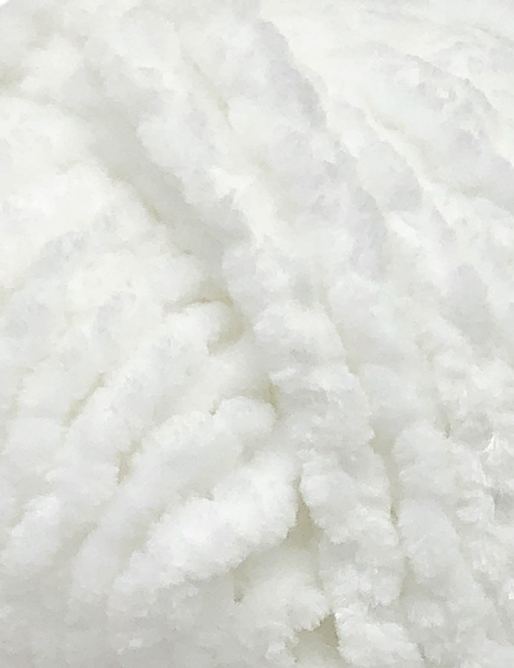 King Cole Yummy Crush White (4585) chenille yarn - 100g