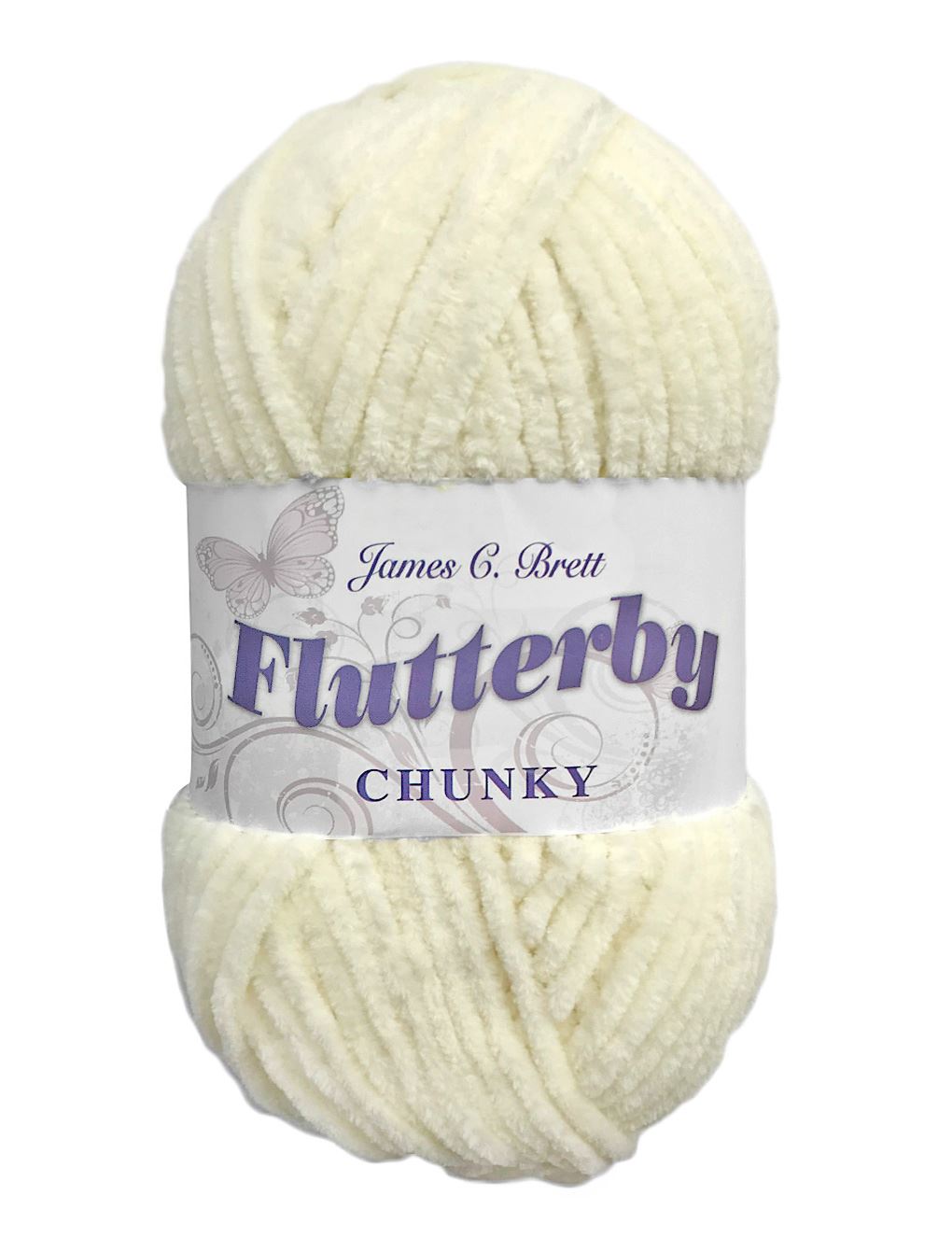 James C Brett Flutterby Chunky (B4) chenille yarn - 100g