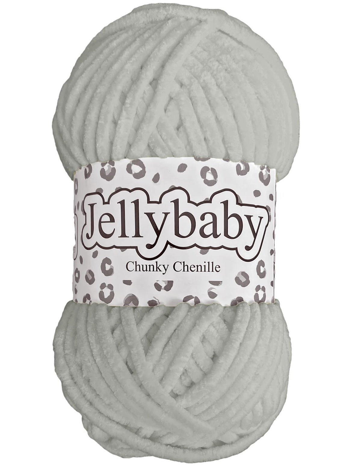 Cygnet Jellybaby Chenille Chunky Pearl Grey (012) -100g