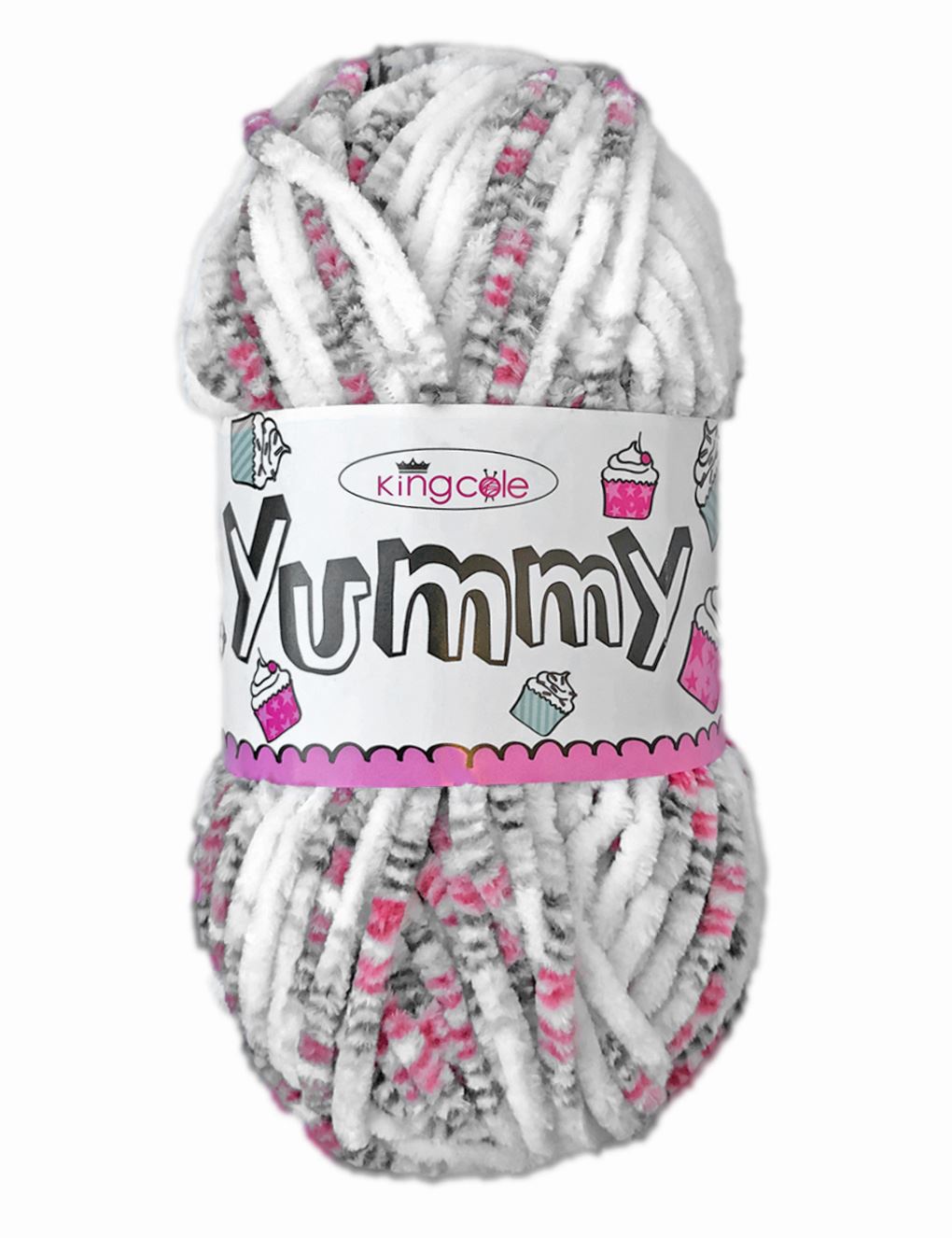 King Cole Yummy Whisper (3478) chenille yarn - 100g