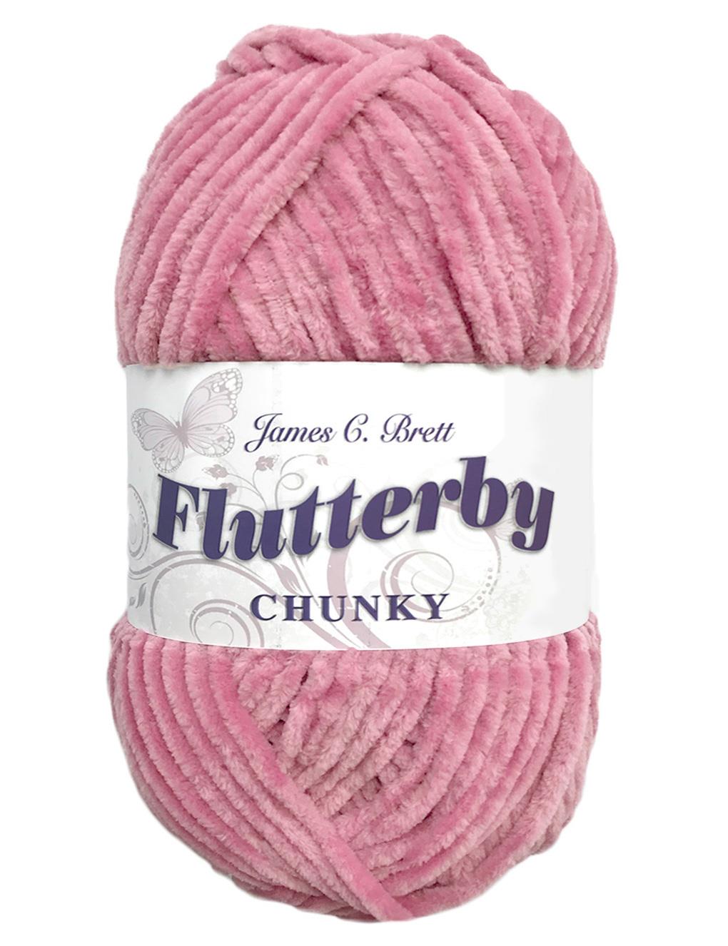 James C Brett Flutterby Chunky (B19) chenille yarn - 100g