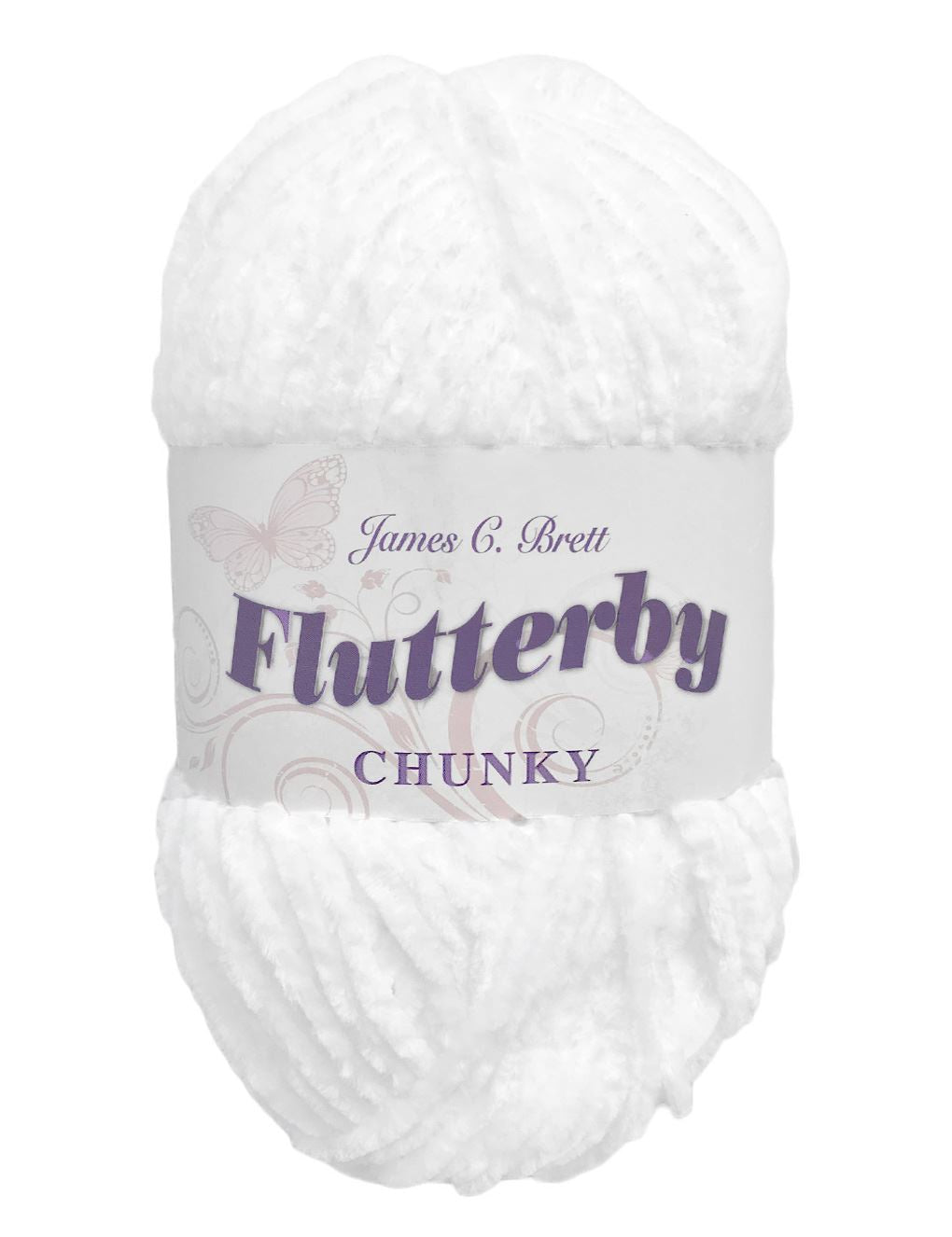 James C Brett Flutterby Chunky (B1) chenille yarn - 100g