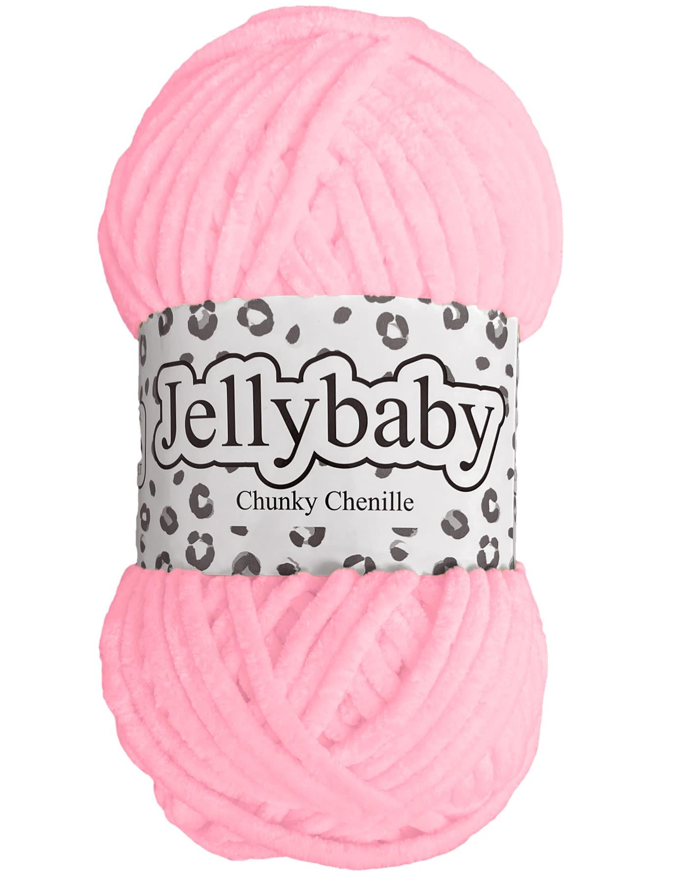Cygnet Jellybaby Chenille Chunky Blush (002) -100g