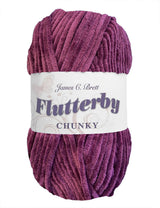 James C Brett Flutterby Chunky (B52) chenille yarn - 100g