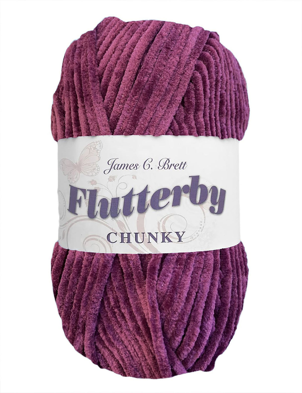 James C Brett Flutterby Chunky (B52) chenille yarn - 100g