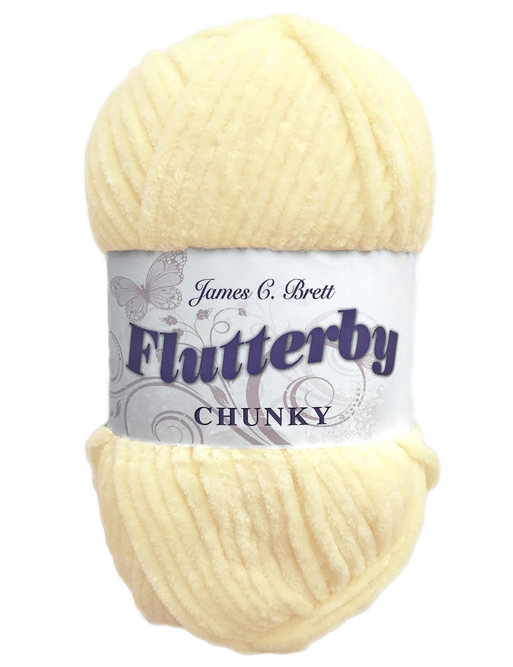 James C Brett Flutterby Chunky (B9) chenille yarn - 100g