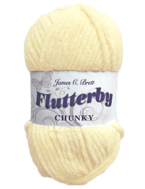 James C Brett Flutterby Chunky (B9) chenille yarn - 100g