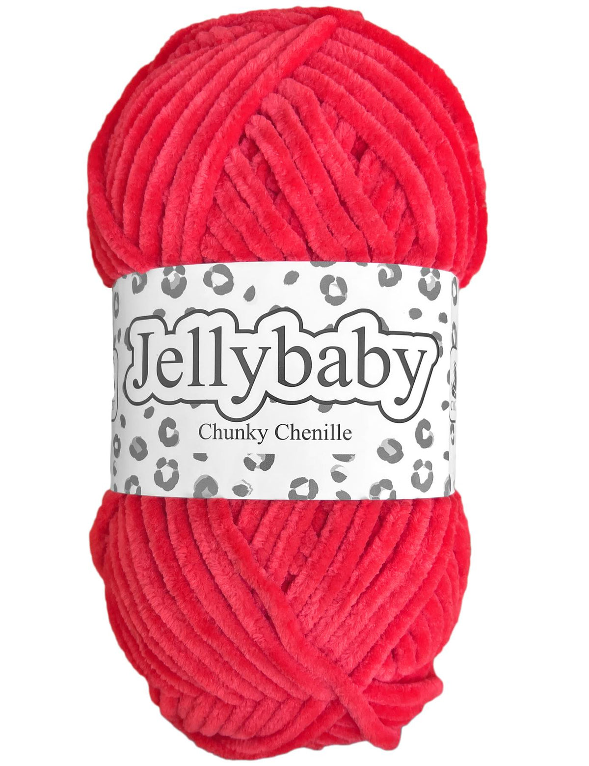 Cygnet Jellybaby Chenille Chunky Cherry Red (003) -100g