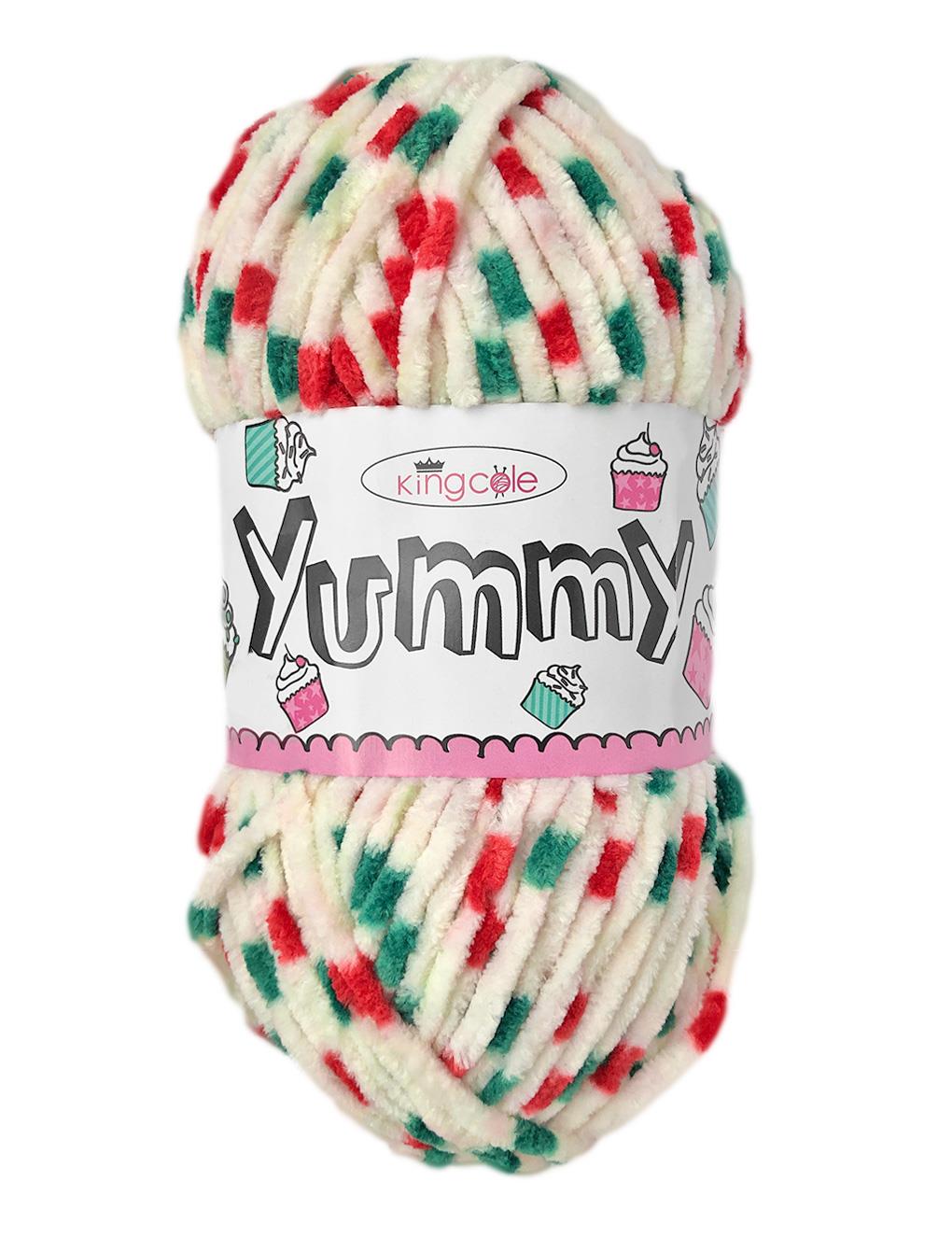 King Cole Yummy Merry Christmas (3464) chenille yarn - 100g