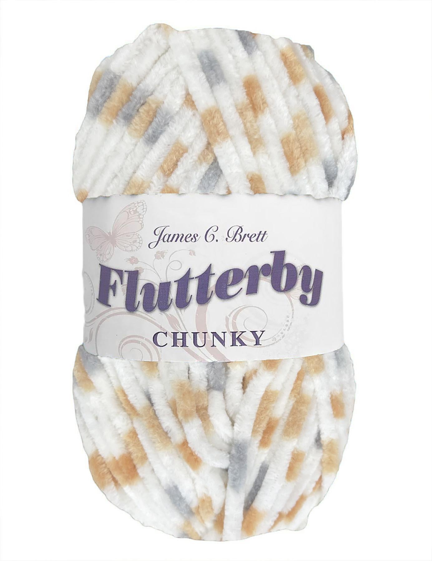 James C Brett Flutterby Chunky (B56) chenille yarn - 100g