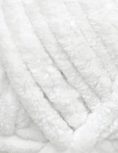 Cygnet Scrumpalicious Soft White (1001) chenille yarn - 200g