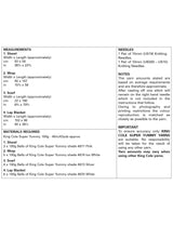 King Cole Super Yummy knitting pattern (5975) cowl and scarves