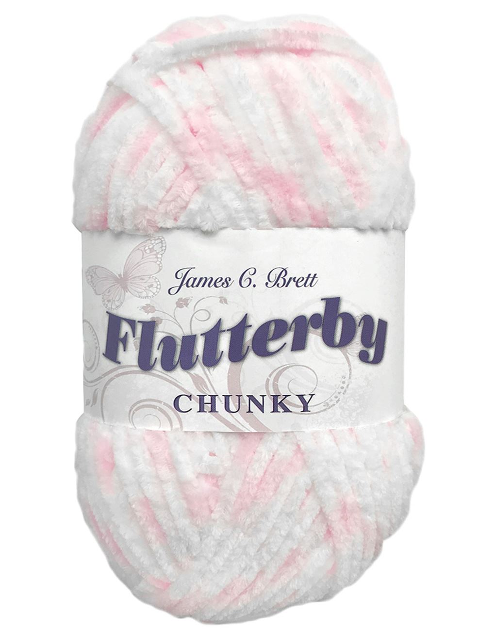 James C Brett Flutterby Chunky (B16) chenille yarn - 100g