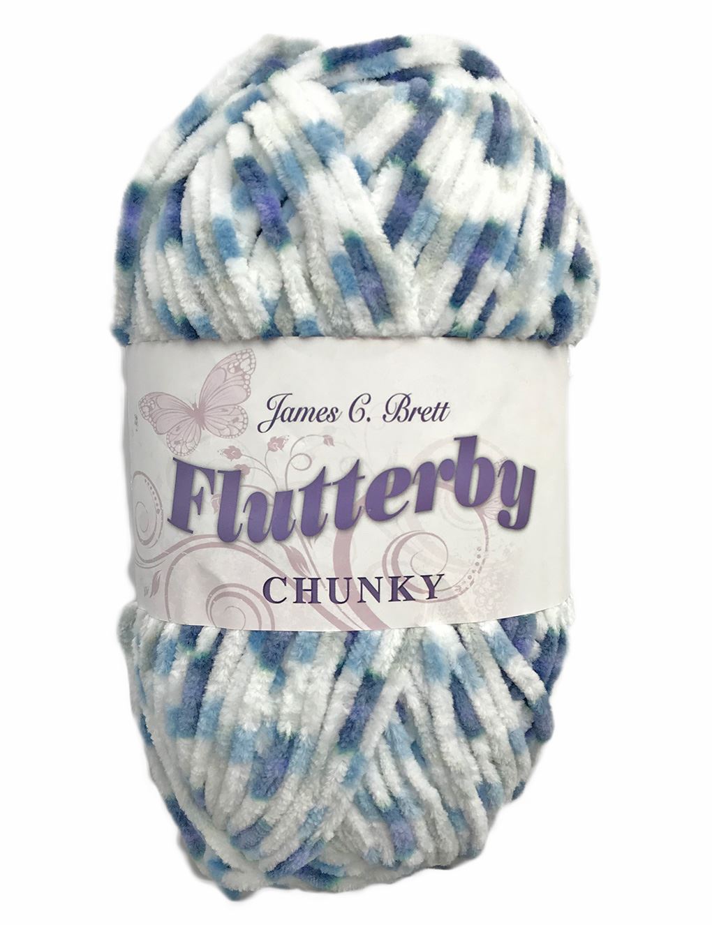 James C Brett Flutterby Chunky (B13) chenille yarn - 100g
